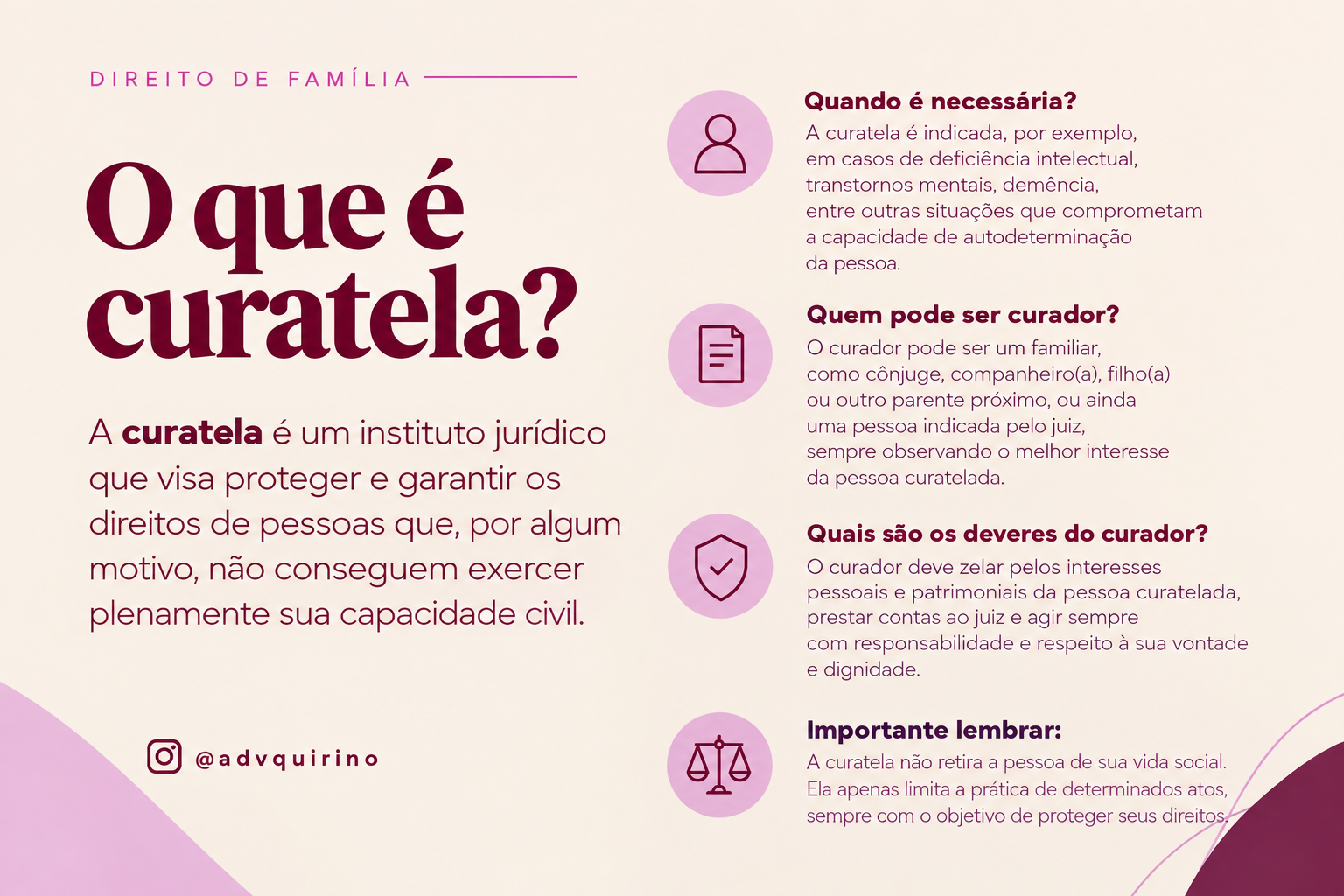Tudo sobre curatela